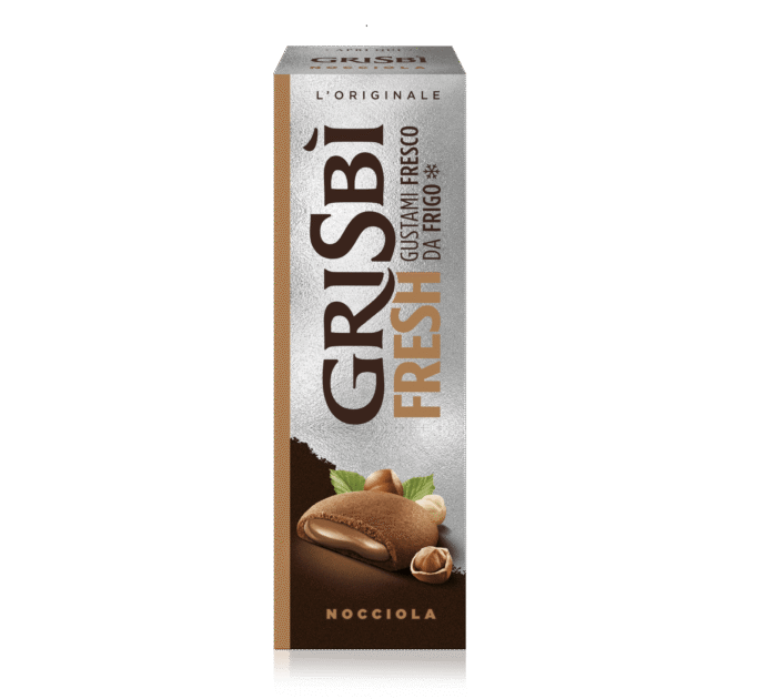 Grisbí fresh mogyorókrémmel töltött sütemény 135gr Vincenzi