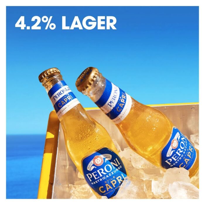 Birra Peroni Nastro Azzurro „STILE CAPRI” 0,33L 4,2% (24db/csom) - Kép 3