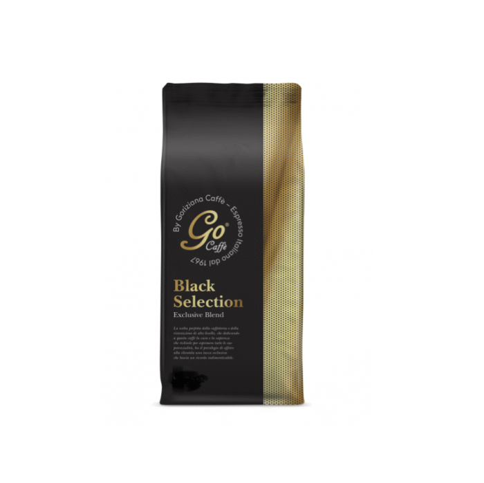 Caffé Qualitá Black Seletion-Szemes Olasz Kávé Black Seletion 500gr Goriziana