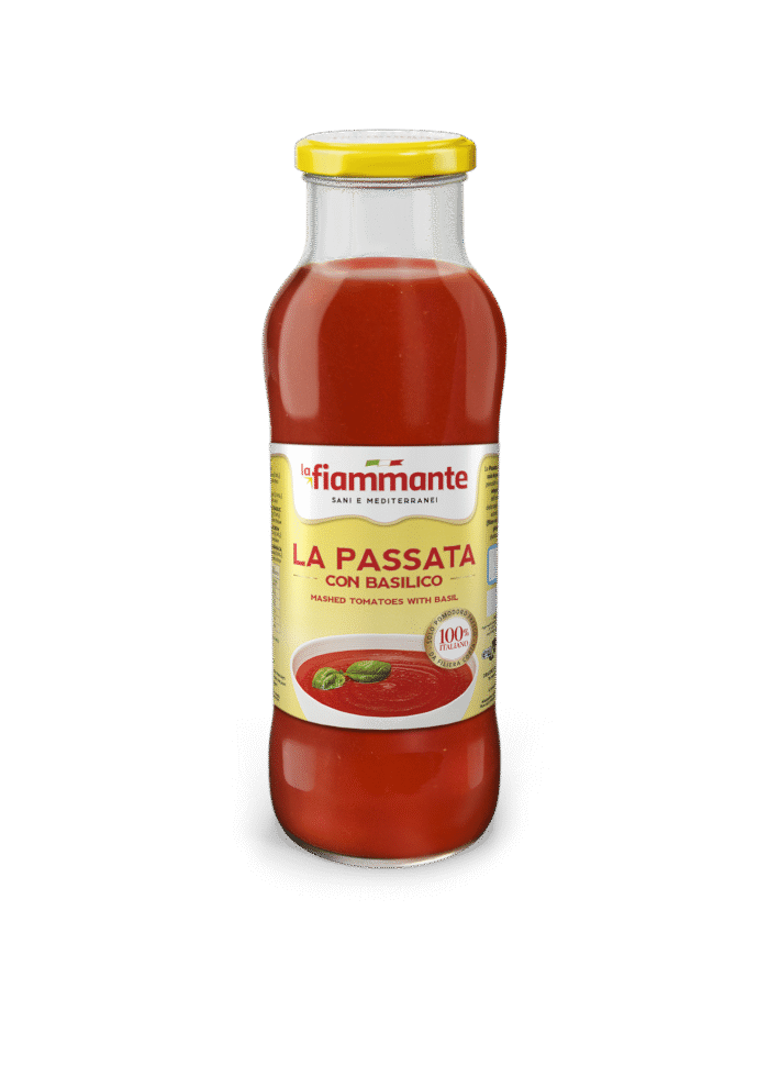 Paradicsompüré Bazsalikommal 680g La Fiammante