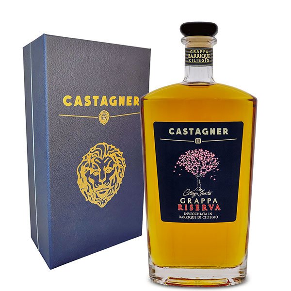 Grappa Riserva 18mesi Barrique di Ciliegio 0,7L Universal Castagner