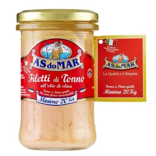 ASdoMAR tonhalfilé olivaolajban üveges 250gr
