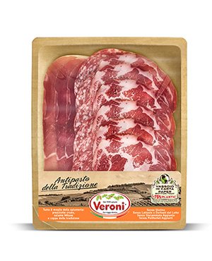 Hagyományos szeletelt "antipasto della tradizione" 110gr Veroni  - Kiszállítás csak Budapesten/Pest vármegyében
