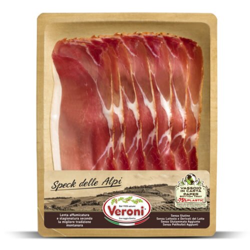 Tradicionális speck sonka szeletelt 70gr Veroni - Kiszállítás csak Budapesten/Pest vármegyében