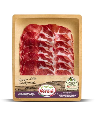 Szeletelt Pármai Coppa 70gr Veroni - Kiszállítás csak Budapesten/Pest vármegyében